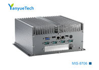 MIS-8706 جعبه تعبیه شده بدون فن تمام آلومینیومی نصب شده بر روی برد IPC I7 3520M CPU Dual Network 6 Series 6 USB 1 Extension PCI