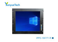 IPPC-1901T1-R 19 اینچ صفحه لمسی جاسازی شده ویندوز 7 1 اسلات PCI یا PCIE Extension 2 از CPU رومیزی پشتیبانی می کند