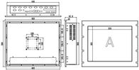 IPPC-1901T2-R 19 اینچ صفحه لمسی صنعتی صفحه نمایش لمسی کامپیوتری IPPC-1901T2-R مادربرد CPU سری I3 I5 I7 U