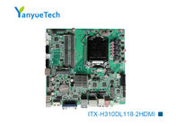 ITX-H310DL118 ششمین نسل هفتم مادربرد Mini ITX اینتل PCH H110 تراشه پشتیبانی از گرافیک گسسته