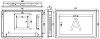 PLM-1001TW 10.1 اینچ صفحه نمایش لمسی صنعتی ال سی دی مانیتور لمسی خازنی واید