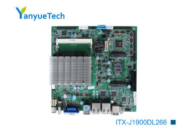 ITX-J1900DL266 Mainboard Mini Itx / Intel Thin Mini Itx پشتیبانی تا 8 گیگابایت SDRAM 1×SATA